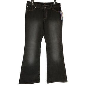 NWT Angel’s Street Hipsters, Bareback, Flare Wide Leg Jeans, intent. Fade SZ 17